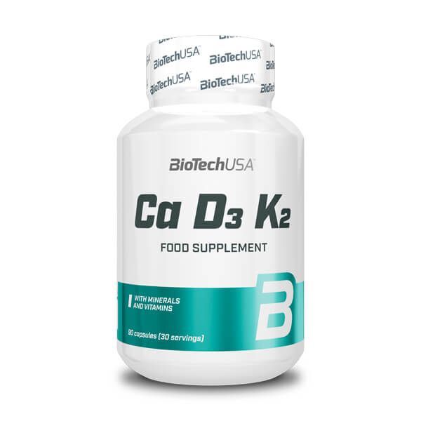 BioTechUSA Ca D3 K2 – 90 Capsules for Daily Nutritional Support