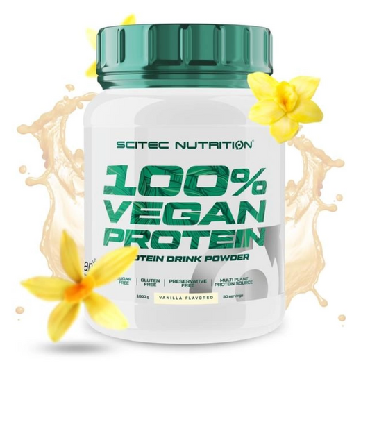 Scitec Nutrition 100% Vegan Protein – 1000 g (Chocolate, Vanilla, Hazelnut Walnut)