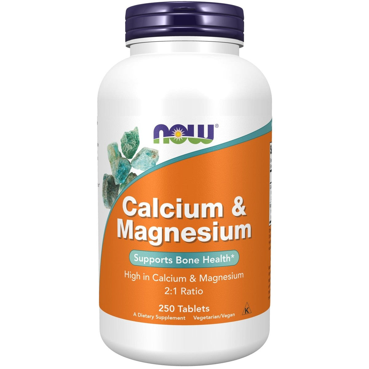 NOW Foods Calcium & Magnesium 2:1 Ratio – 100/200 Tablets for Daily Mineral Support