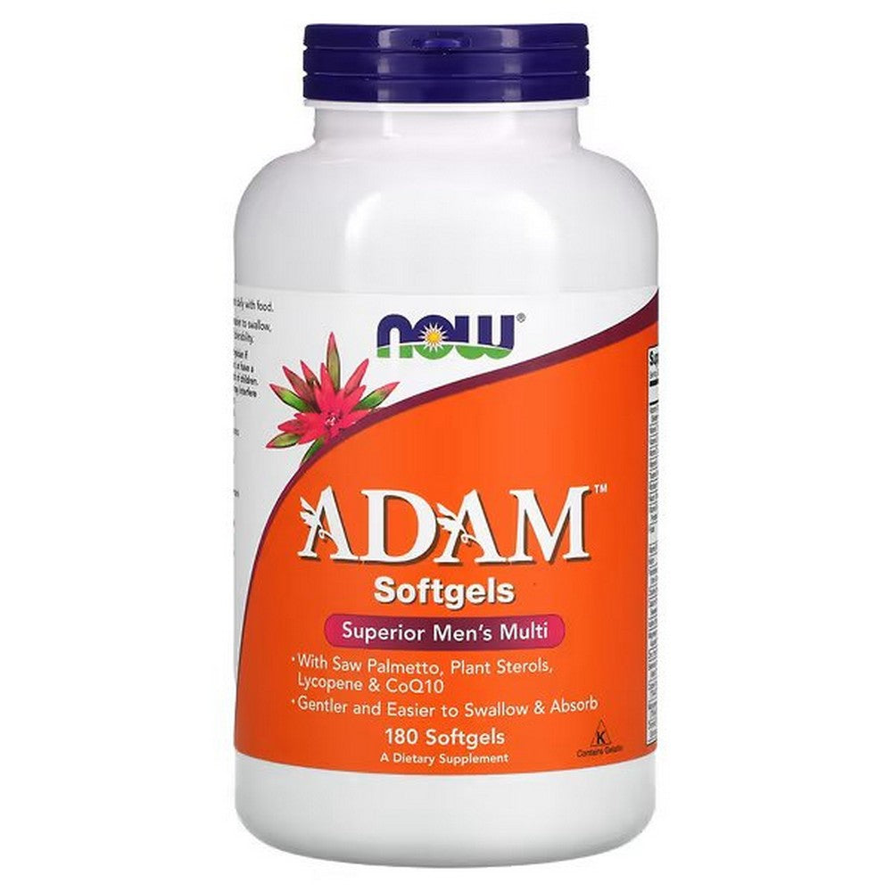 ADAM™ Men’s Multivitamin by NOW Foods – Daily Nutritional Formula for Men