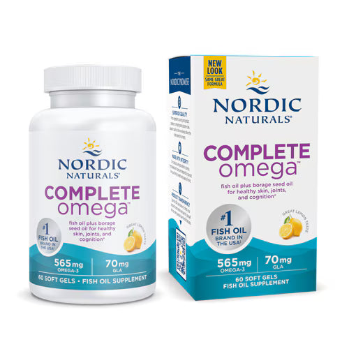 Nordic Naturals Complete Omega 3-6-9 Softgels – Lemon-Flavored Dietary Supplement