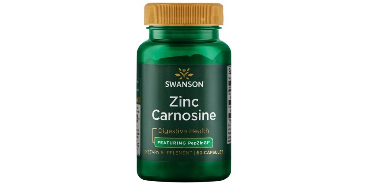 Swanson Zinc Carnosine PepZinGI – High-Potency Zinc & L-Carnosine Capsules