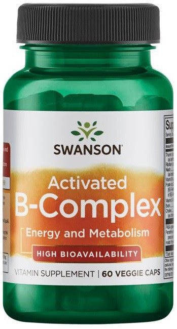 Swanson Activated B‑Complex – 60 Veggie Capsules