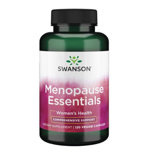 Swanson Menopause Essentials 120 Vegetarian Capsules – Daily Wellness & Vitality Support