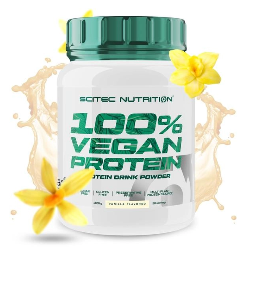 Scitec Nutrition 100% Vegan Protein – 1000 g (Chocolate, Vanilla, Hazelnut Walnut)