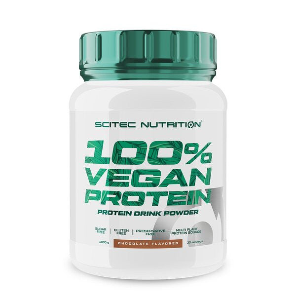 Scitec Nutrition 100% Vegan Protein – 1000 g (Chocolate, Vanilla, Hazelnut Walnut)