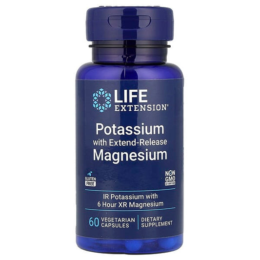 Life Extension Potassium with Extend-Release Magnesium – Balanced Mineral Support